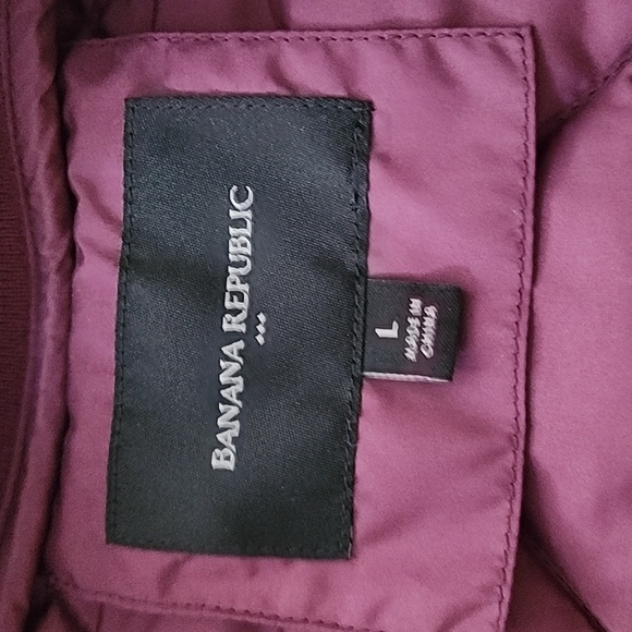 Banana Republic Factory Impermeable Waterproof Quilted Jacket sizes L - Picture 4 of 5